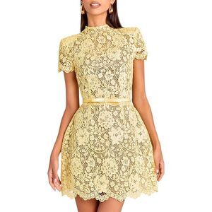 Charlotte Green Womens  Mini Dress